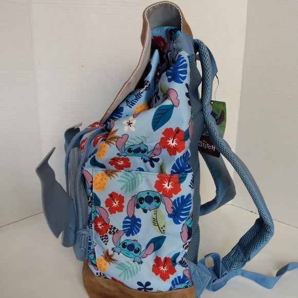 Lilo And Stitch Disney Stitch Lounge Fly Tropical Slouch Backpack-New! - Picture 5 of 15